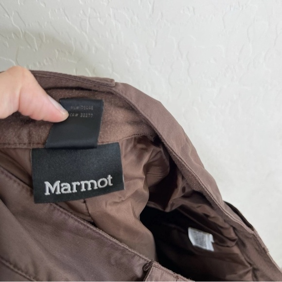 Marmot Ski Snowboard Pants Womens Size XL Waterproof Brown Insulated Winter - Picture 8 of 10